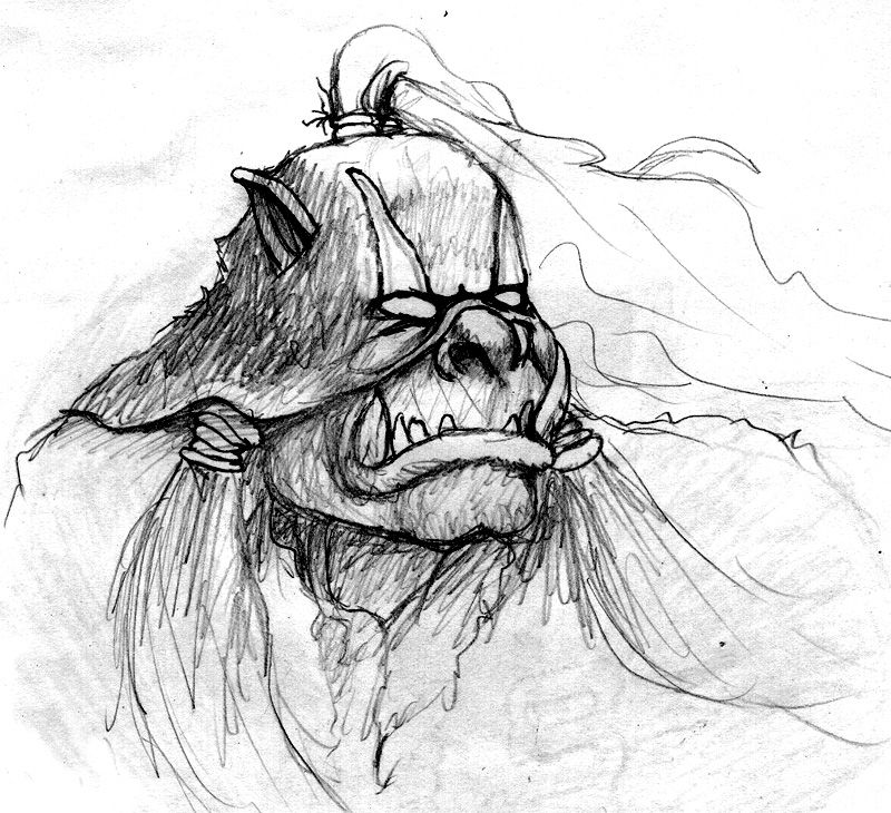 62 Creative Orc head drawing sketch 