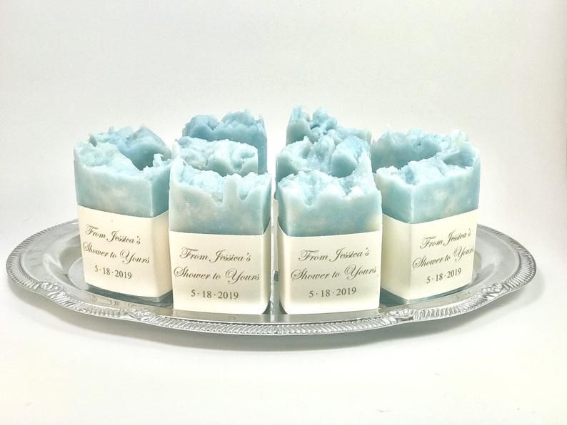 Soap Baby Shower Favors Set of 10 Boy Shower Favors Blue Baby Shower Favors