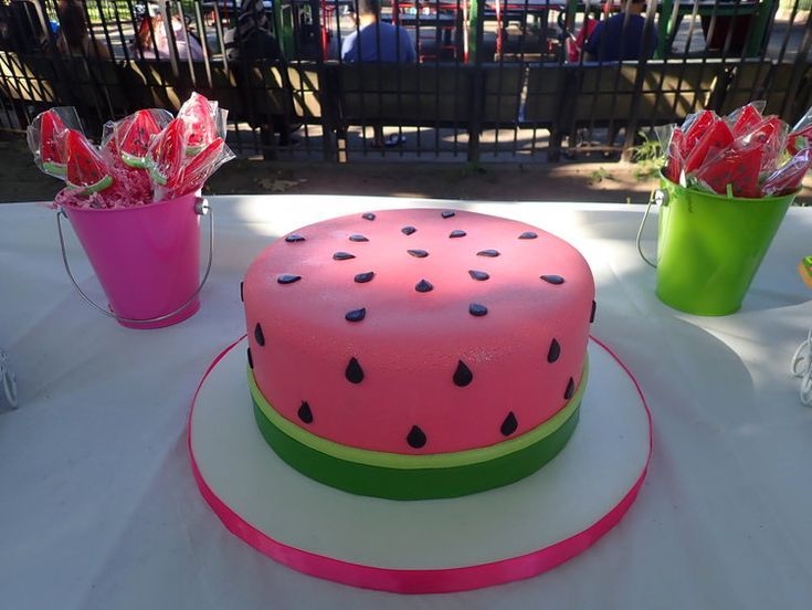 watermelon birthday cake ideas