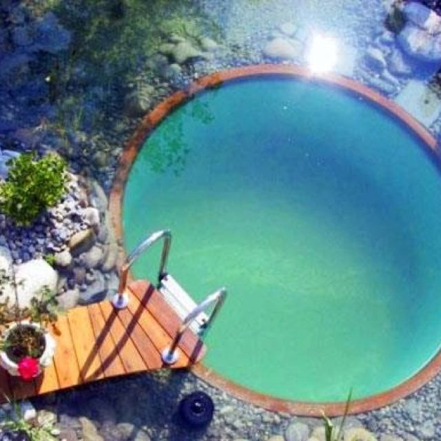 pool for garden with filter