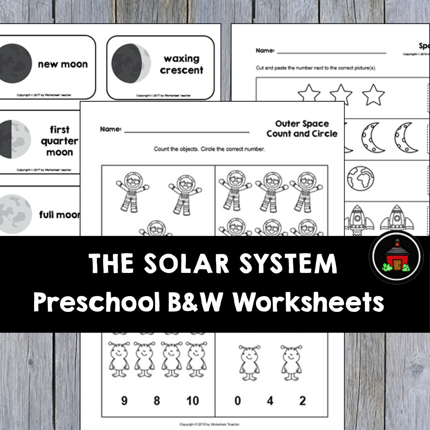 solar system worksheets for kindergarten pdf