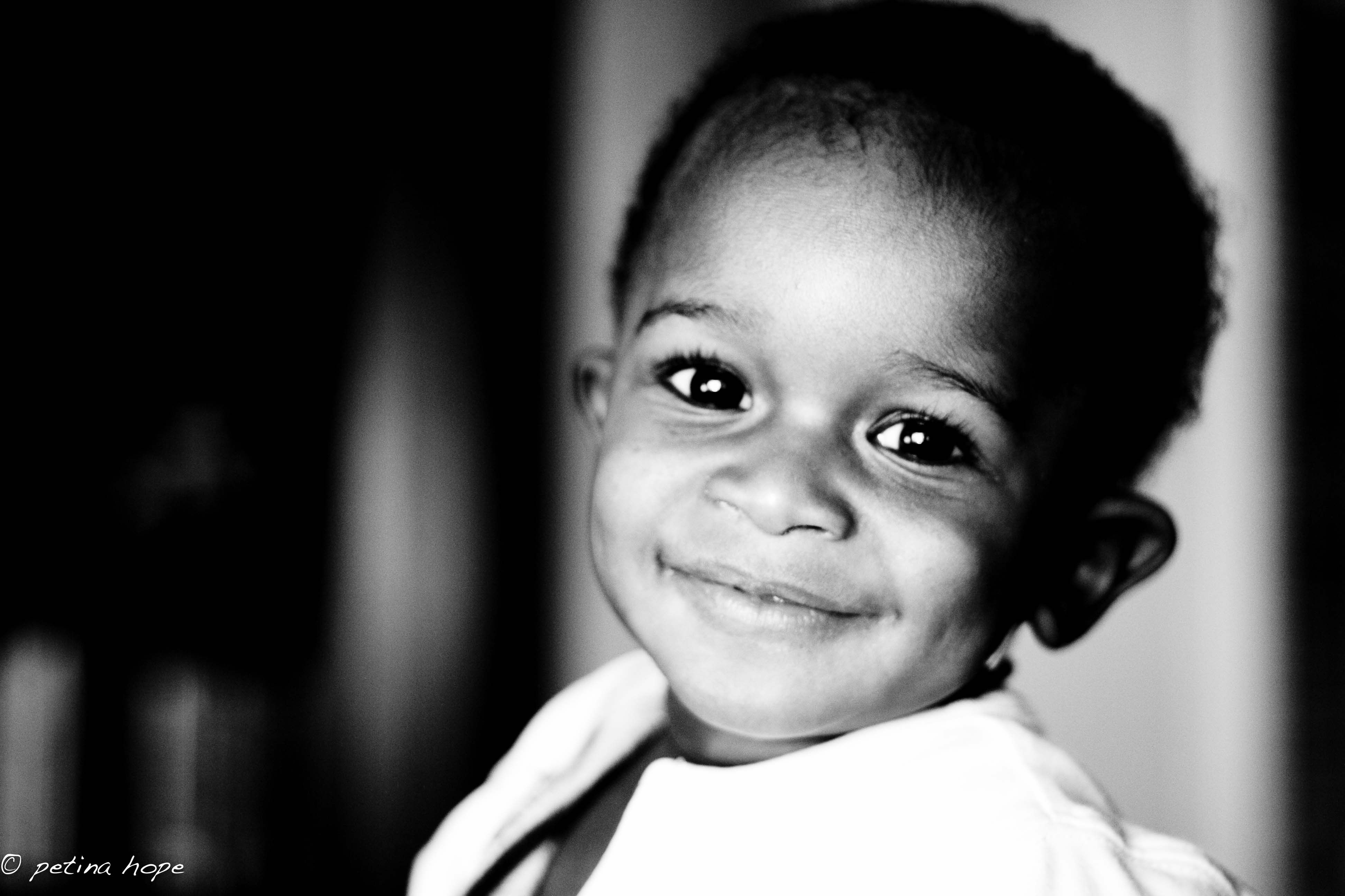 Black and white photography this is one of my favorite pictures of my littlest nephew i love