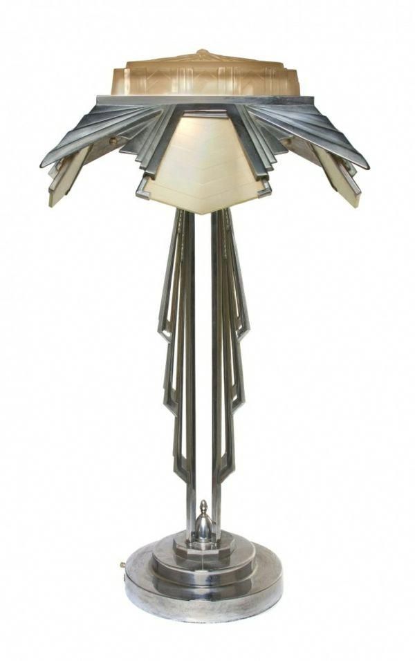Art Deco Stil | Antieke lampen, Art deco, Art deco lampen