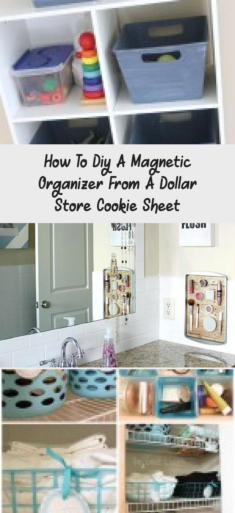Transform a simple Dollar Store cookie sheet into a handy