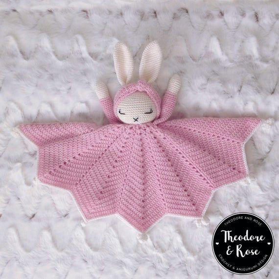 Bunny crochet lovey | Hattie The Bonnie Bunny security blanket | Crochet Pattern PDF | PATTERN ONLY in English #securityblankets