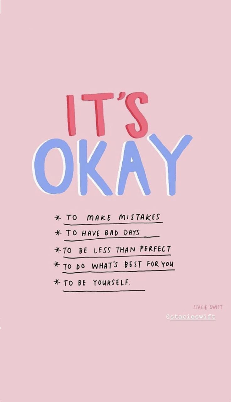 It’s okay Quote #inspirational #inspiringquotes #inspirationalwords #quoteoftheday #quotestoliveby #quotesaboutstayingpositive