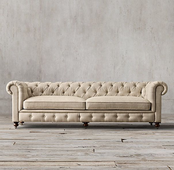 Restoration Hardware The Pee Kensington Upholstered Sofa Restoration Hardware The Pee Kensington Upholstered Sofa Lengths 60 72 84 96 108 120 Depth 34 Height 30
