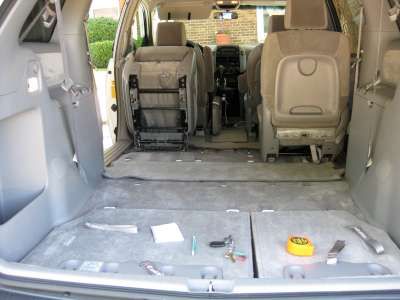 Minivan Camper Conversion - Before | Minivan camper conversion, Camper