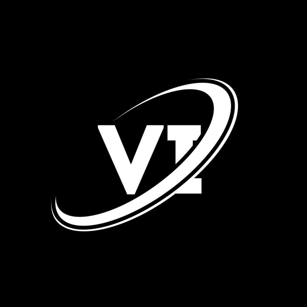 VI V I letter logo design. Initial letter VI linked circle uppercase monogram logo red and blue. VI logo, V I design. vi, v i