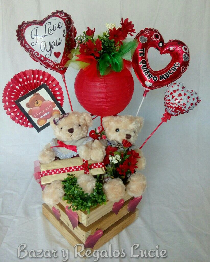 Pin De Nydia Mendoza En Dtallitos Arreglos De Peluches Bricolaje Del Día De San Valentín Manualidades