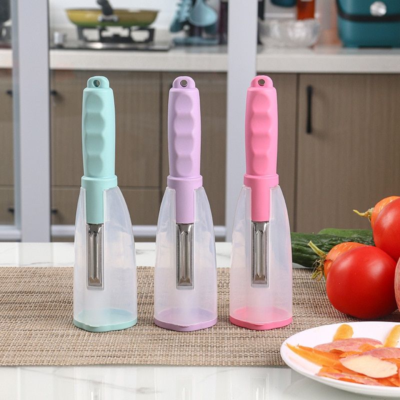 Vegetable Peeler with Container Gadget Healthy Vegetables, Veggies, Julienne Peeler, Fruit Peeler, Vegetable Noodles, Japanese Chef, Grill Plate, Peelers, Paring Knife