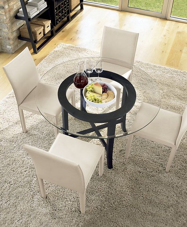 18 Sleek Glass Dining Tables Round Table Kitchen Glass Round Dining Table, 18 Round Glass Table Top