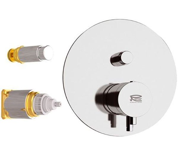 Remer Minimal NT09KB Термостатический смеситель для ванны (хром) REMER rubinetterie MINIMAL THERMO NT09KB Смеситель для ванны - Термостат, страна производства - Италия, гарантия 5 лет, группа товара - Смесители, На два потребителя, материал - Латунь, монтаж - Настенный, тип монтажа - Встраиваемый, управление - Аквадиммер, цвет изделия - Хром, подвод воды - 1/2 дюйма. +74959871869 +74959898671 Европейская сантехника - Сантехмаг.Ру #bathroom #bathroomdesign #сантехника #ваннаякомната… Plates, Licence Plates, Dishes, Griddles, Dish, Plate