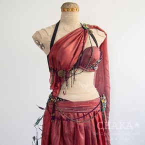 Sample 炎の女神 ベリーダンスのコスチューム ベリーダンス 衣装 コスチュームデザイン Sample 炎の女神 ベリーダンスのコスチューム ベリーダンス 衣装 コスチュームデザイン