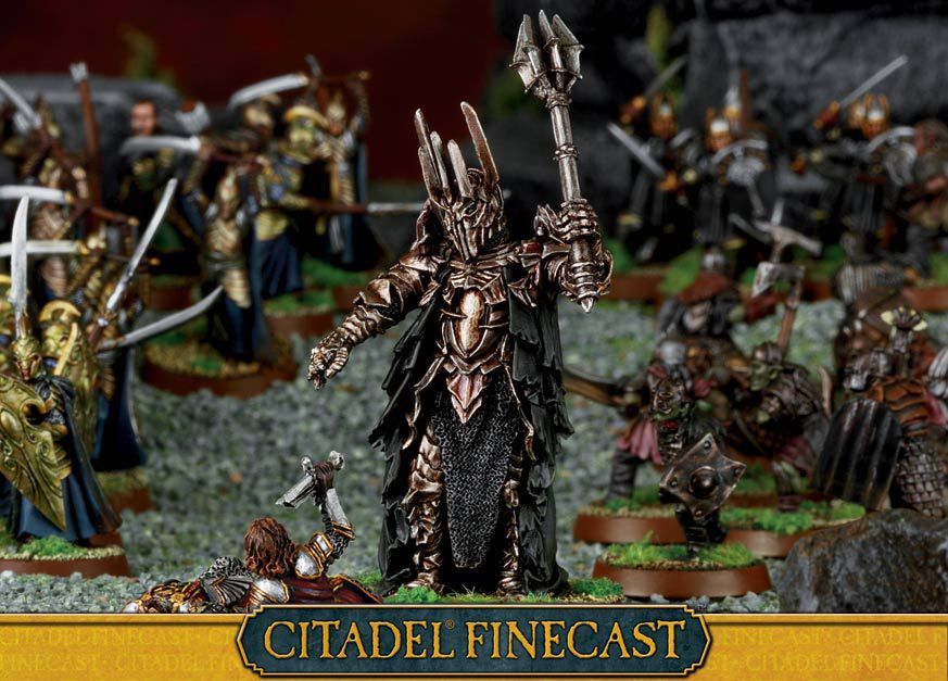 The Dark Lord Sauron | Lord sauron, Fantasy miniatures, Games workshop