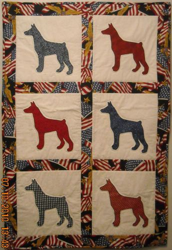 Doberman Pinscher Wall Hanging To Support Kc Doberman Rescue