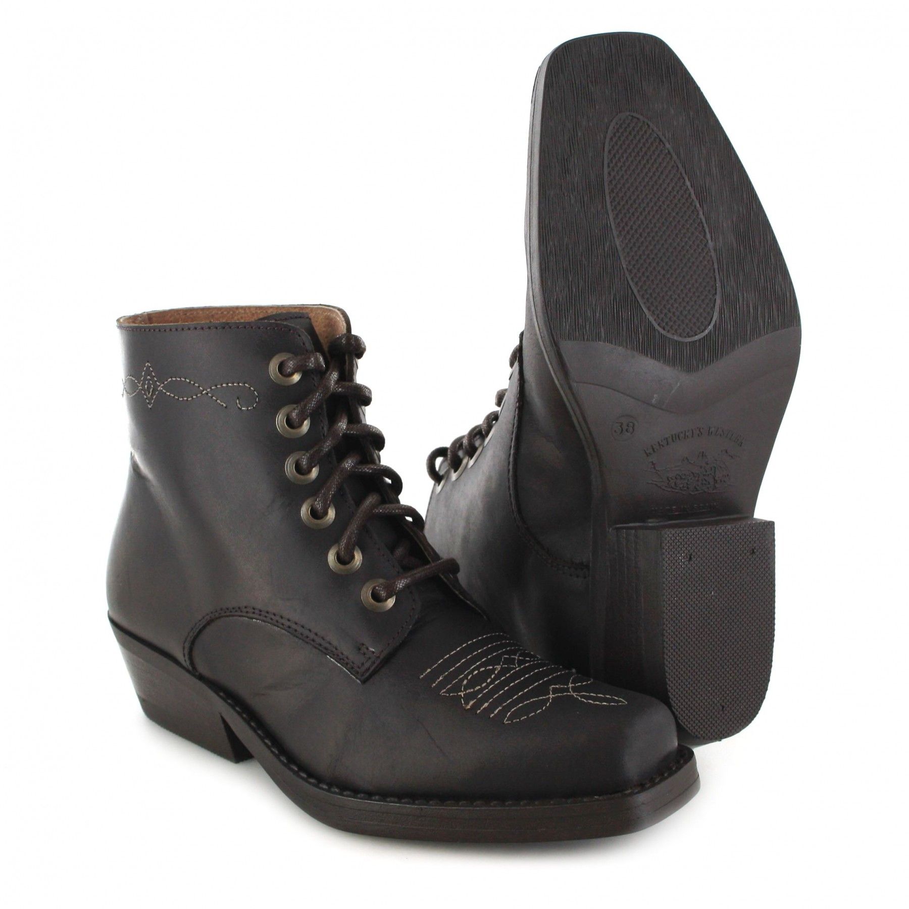 Männer schwarze Stiefel Round Toe Schnürstiefel Rindsleder Winterstiefel Männer schwarze Stiefel Round Toe Schnürstiefel Rindsleder Winterstiefel