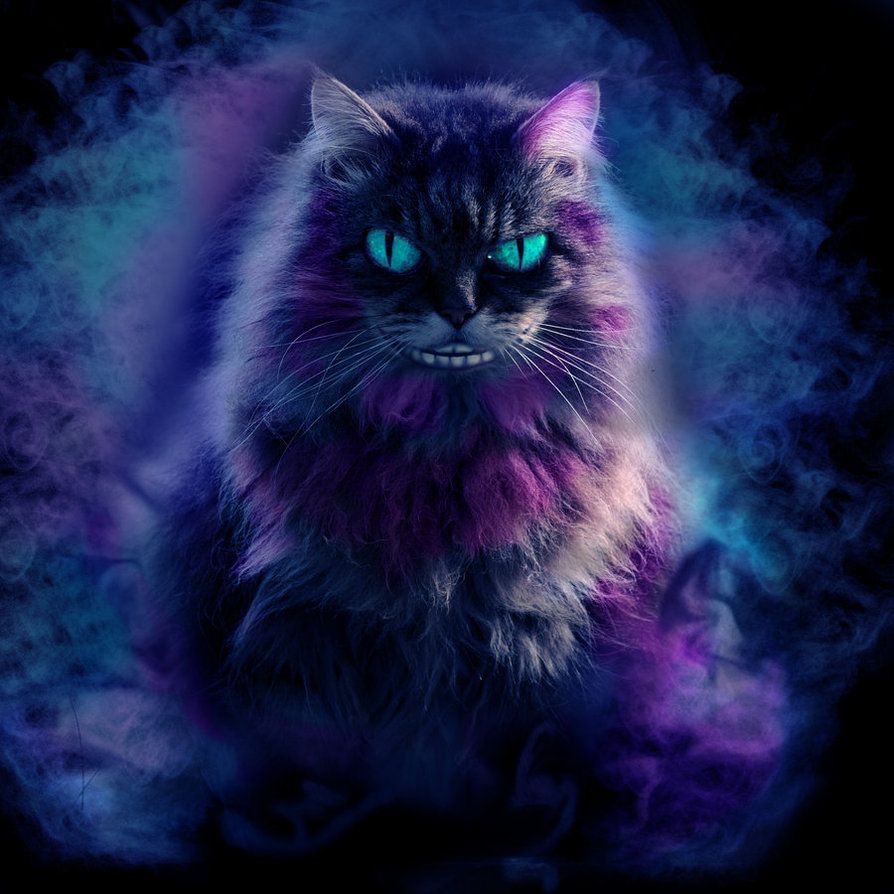 romantic fantasy art cheshire cat by fantasy0romance on