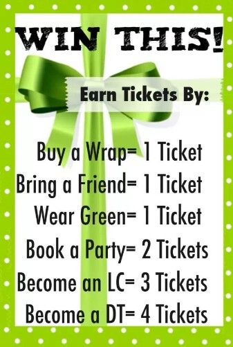 raffle to win all you have to do is host a party find me at www it works website name ideas