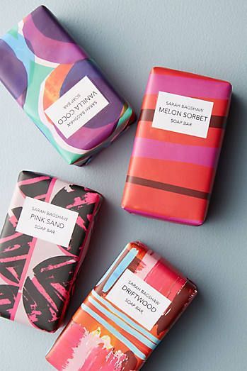 Artist Atelier Bar Soap - badass #watercolor #pattern #design loved at #rockcandymedia #soappackaging