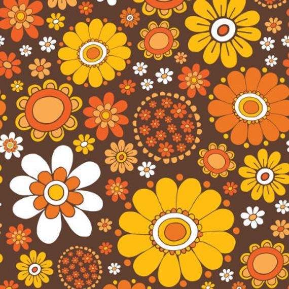 Hey, I found this really awesome Etsy listing at https://www.etsy.com/dk-en/listing/867519917/1970s-floral-fabric-by-rachael-taylor Rachael Taylor, Studios, Vibrant Colors, Colours, Lighted Canvas, Water Based Ink, Calico, Satin Fabric, Fat Quarters