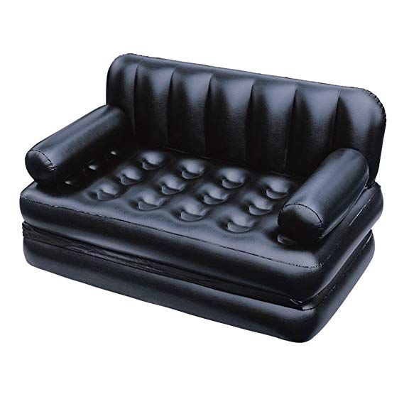 Inflatable 2 In 1 Lounger Sofa Queen Air Bed Mattress