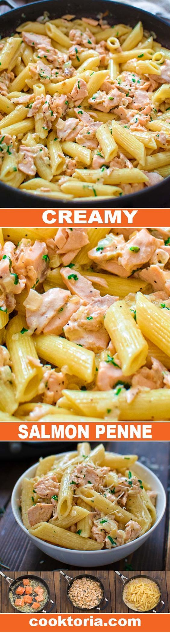 Penne Salmone – Somonlu Makarna Penne Salmone – Somonlu Makarna