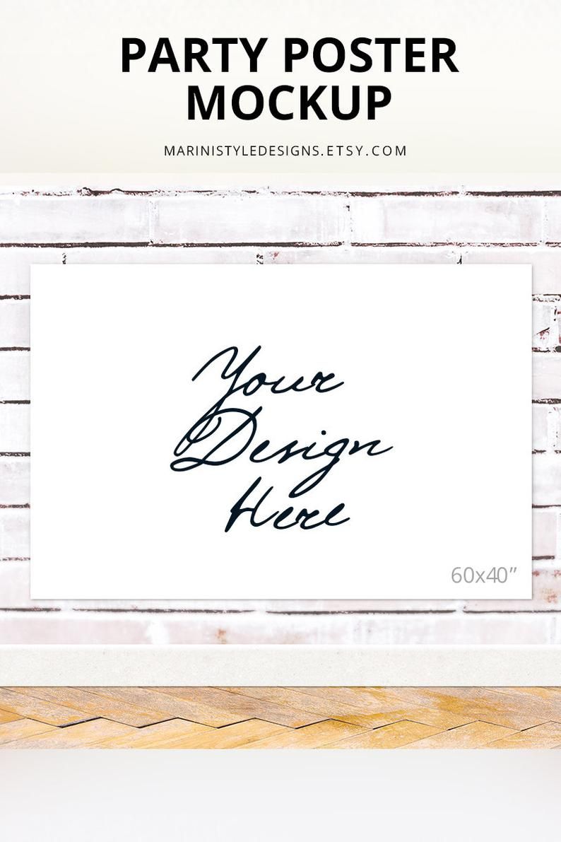 Download Wall Backdrop Mockup for Party Poster Party Banner ...