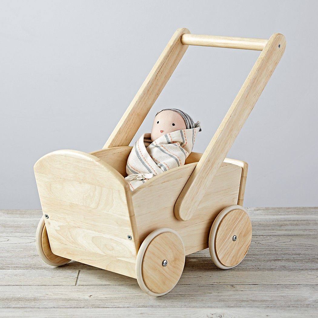 doll furniture wooden toy Kindsgut dolls pram