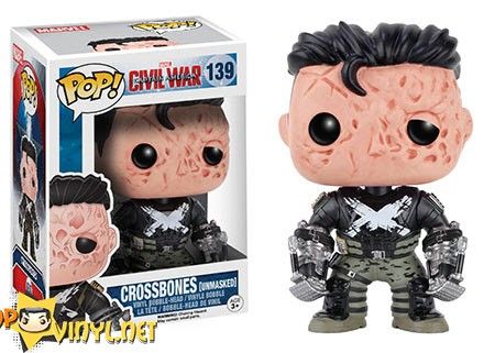 CROSSBONES-Captain America guerre civile Funko Mystery Mini Vinyl Bobble Figure