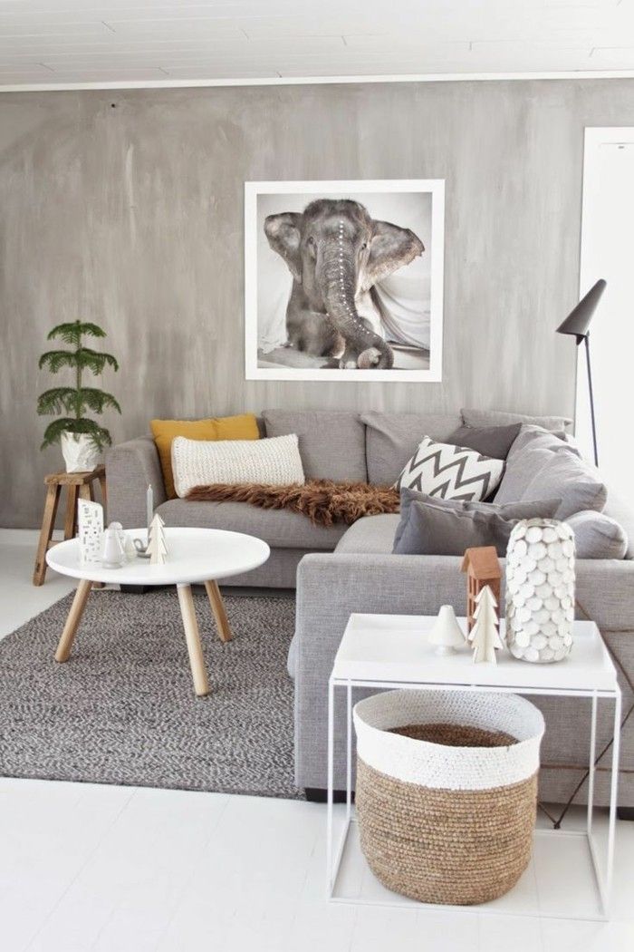 Wohnzimmer Grau In 55 Beispielen Erfahren Wie Das Geht Farben