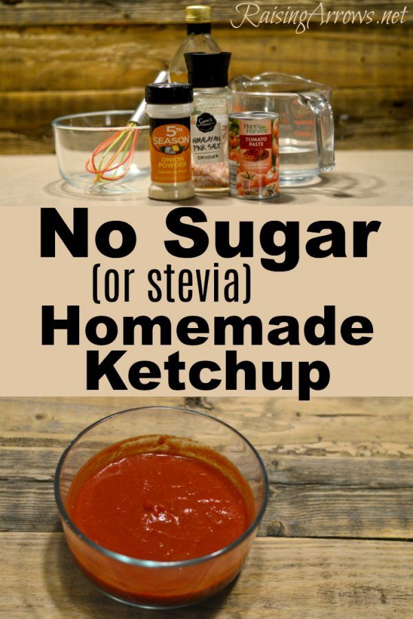 No Sugar (or Stevia) Homemade Ketchup