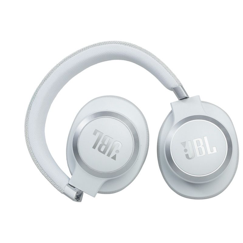 Met de JBL Live 660NC luister je naar muziek terwijl je minder last hebt van je omgeving door noise cancelling. Deze technologie dempt omgevingsgeluid en ruis, zodat je focust op waar je mee bezig bent. Via de My JBL Headphones app op je smartphone pas je de geluidsweergave aan van de koptelefoon. Zo luister je naar een gepersonaliseerd geluid. Met de noise cancelling ingeschakeld gaat de koptelefoon op een volle lading 40 uur mee. Na 10 minuten opladen, luister je weer 4 uur naar muziek. Let o… Wireless, White Headphones, Over Ear Headphones, Signature Sound, Battery Life, Cool Suits, Pure Products, Smartphone
