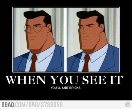 Just Clark kent .... wait ... WHAT !!! (With images) | Cartoon ...