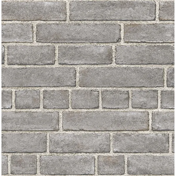 Nuwallpaper Grey And White Brick Peel Stick Wallpaper Walmart Com Brick Effect Wallpaper Removable Brick Wallpaper White Brick Wallpaper