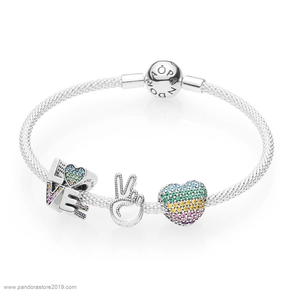 Promo Pandora Amor The Rainbow Pulseras Set | Pandora, Bracelets d ... Promo Pandora Amor The Rainbow Pulseras Set | Pandora, Bracelets d ...