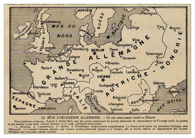 9 - Germany wins World War I(French worst case scenario) Wwi - fresh germany map after world war 1 9 - Germany wins World War I(French worst case scenario) Wwi - fresh germany map after world war 1