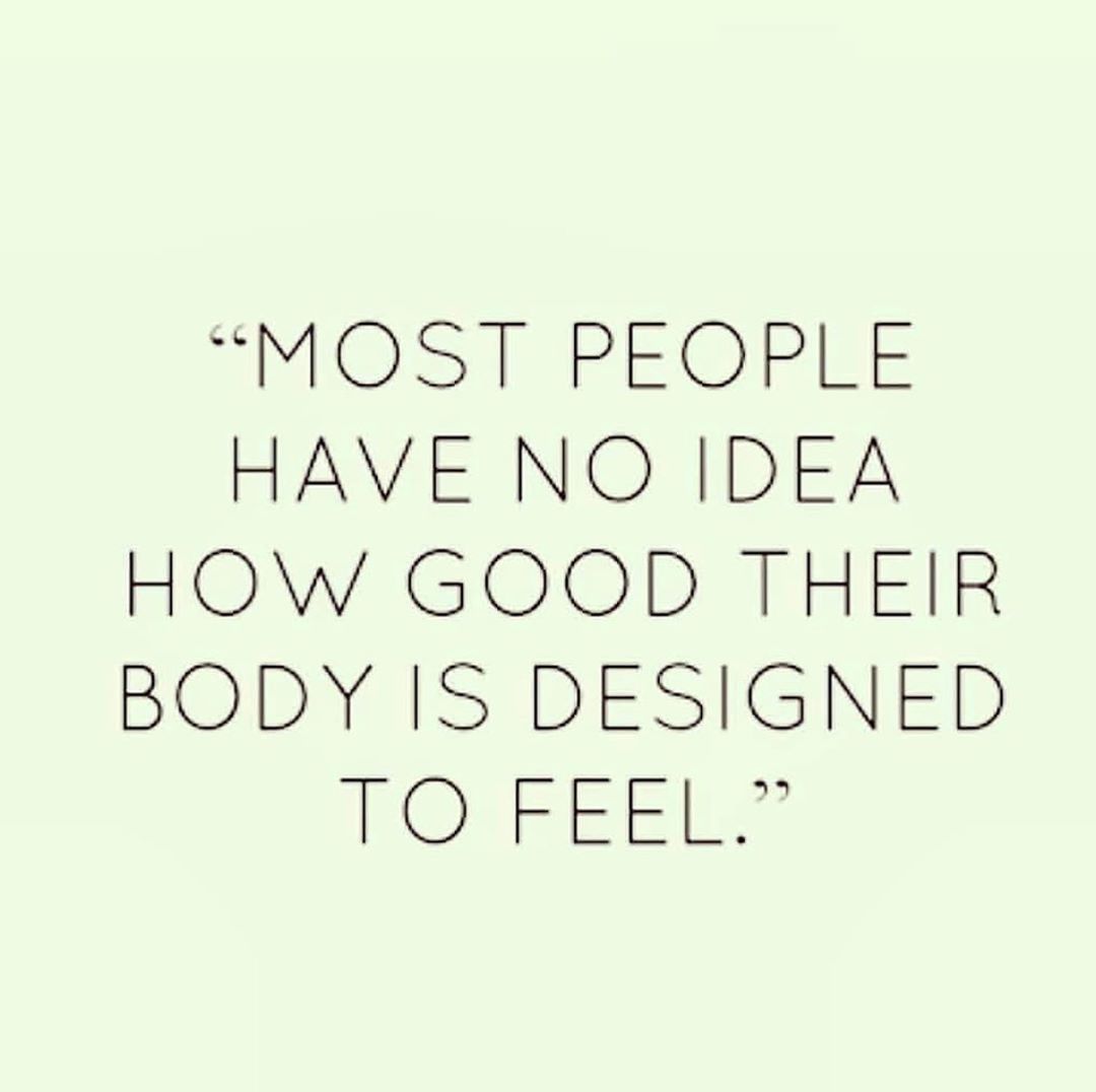 This is so true of so many. People struggle with the most basic movements such as touching their toe...