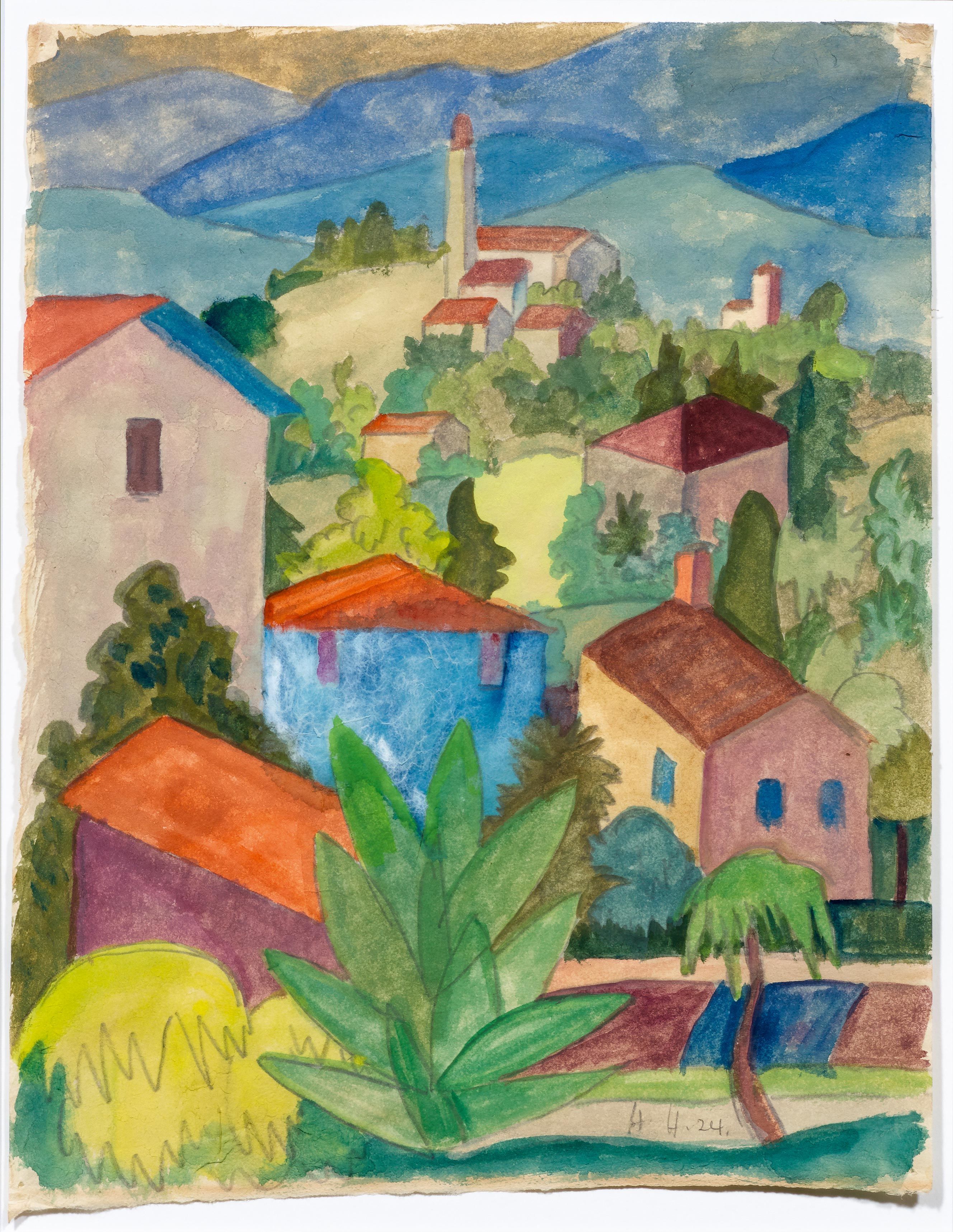 Hermann Hesse S Watercolour Painting Of The Ticino Hermann Hesse