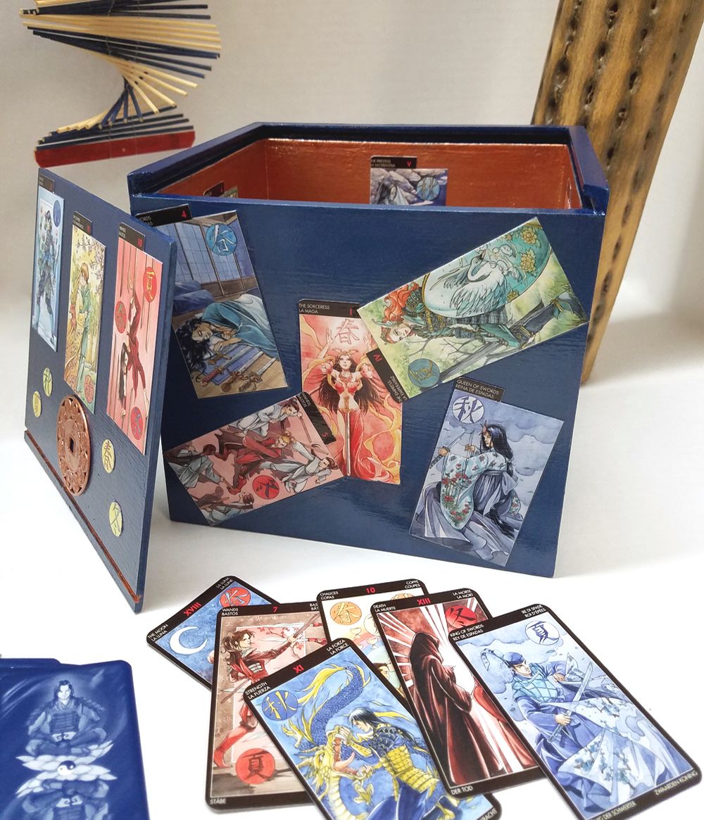Manga Tarot, Tarot Box, Asian Tarot, Tarot Card Box