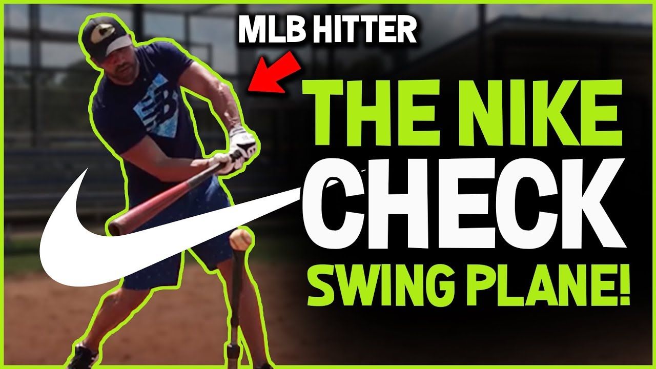 THE NIKE CHECK SWING PLANE that pro hitters use and you can too ... THE NIKE CHECK SWING PLANE that pro hitters use and you can too! [Baseball