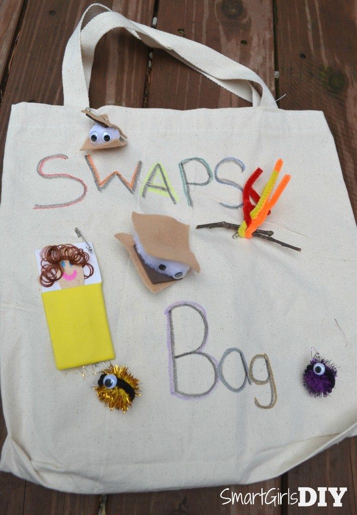 A Crafty Camping Weekend Girl scout swap, Girl scout camping, Girl