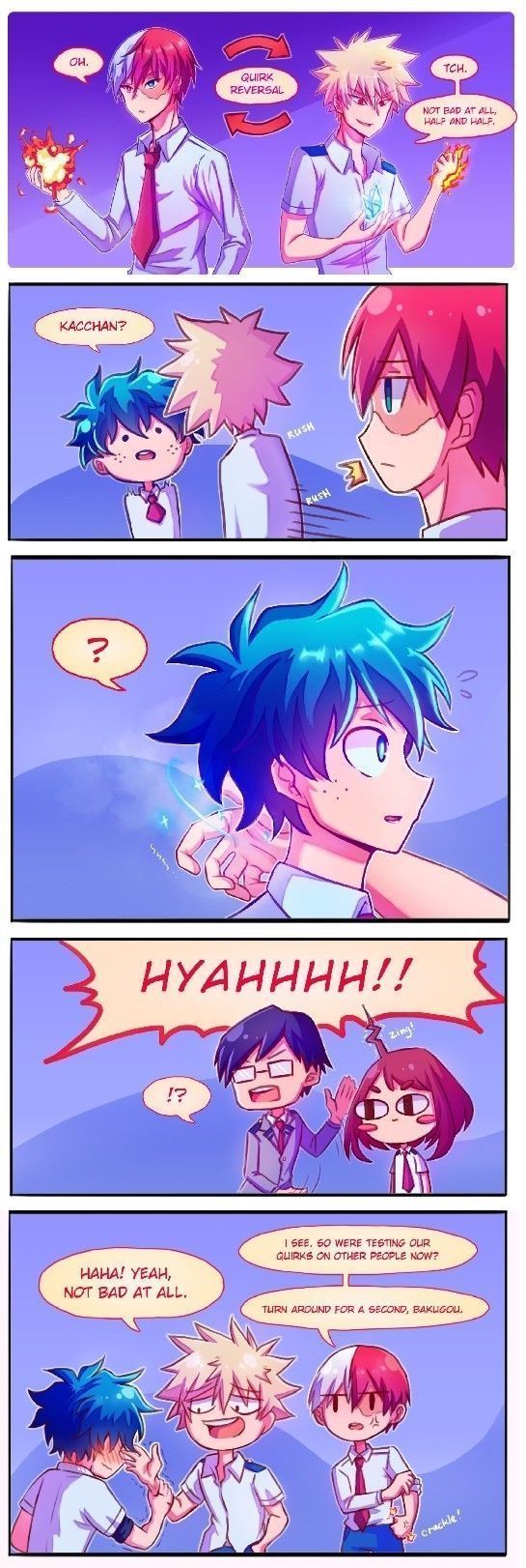 Boku No Hero Academia Funny, My Hero Academia Shouto, My Hero Academia Episodes, Hero Academia Characters, Deku X Kacchan, Deku Anime, Funny Anime Pics, Anime Ships, Anime Comics