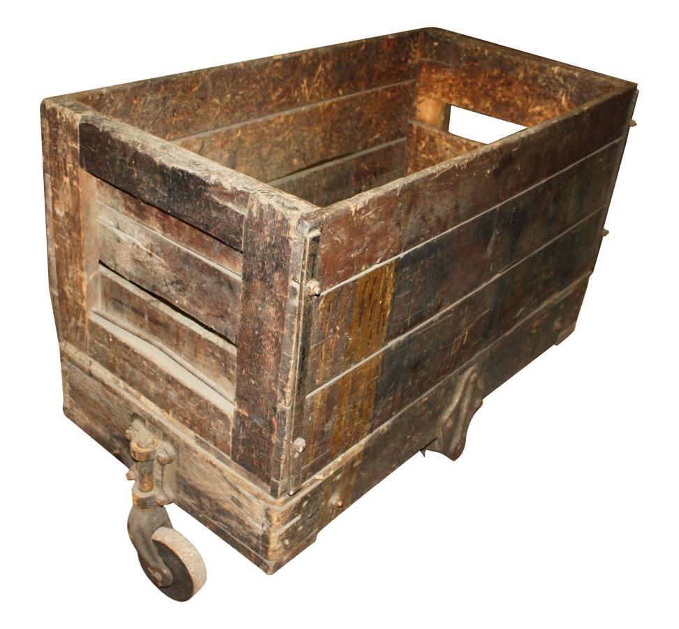 Terrific Antique Wooden Crate Cart Crates And Wood Terrific Antique Wooden Crate Cart Olde Good Things