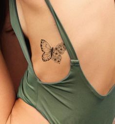 Butterfly tattoo / fake tattoo / black and white b Butterfly tattoo / fake tattoo / black and white b