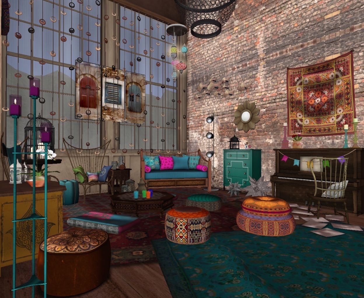 24+ Sims 4 Boho Chic Apartment - Interiors Magazine