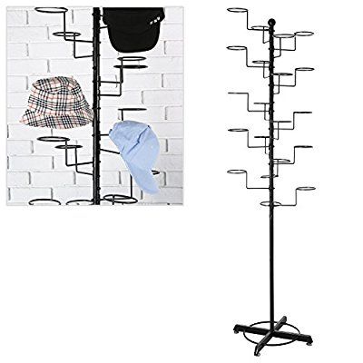 Custom Firmly Baseball Cap Hat Display Rack For Retail Store Hat Display Metal Display Display Rack