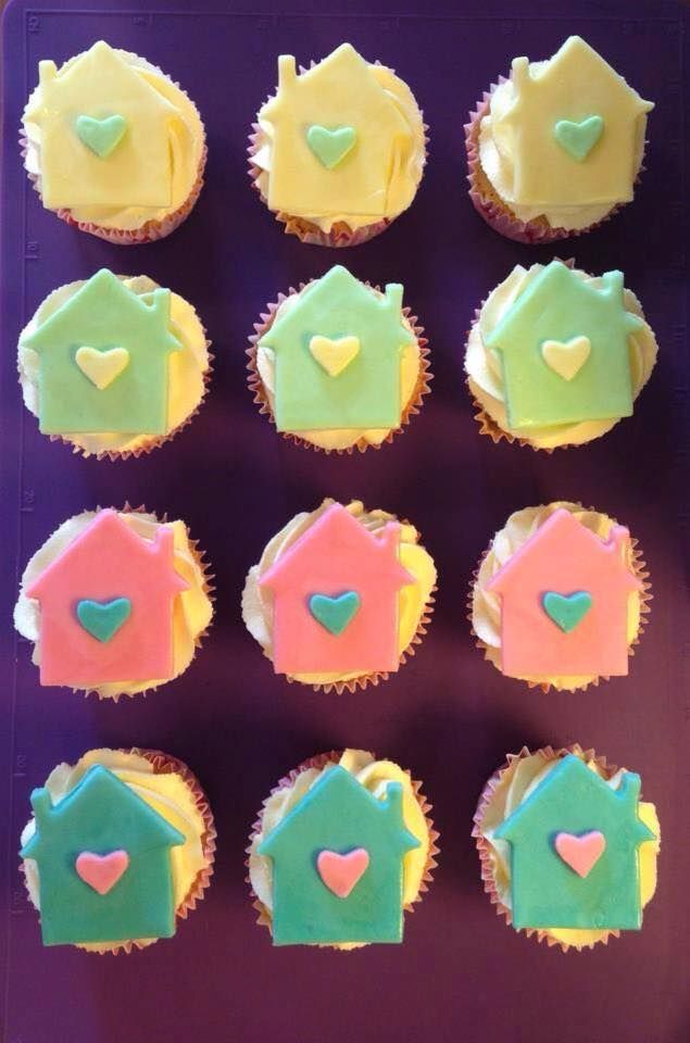 Moving House New Home Pastel Cupcakes Housewarming CakePastel Moving House New Home Pastel Cupcakes Housewarming CakePastel