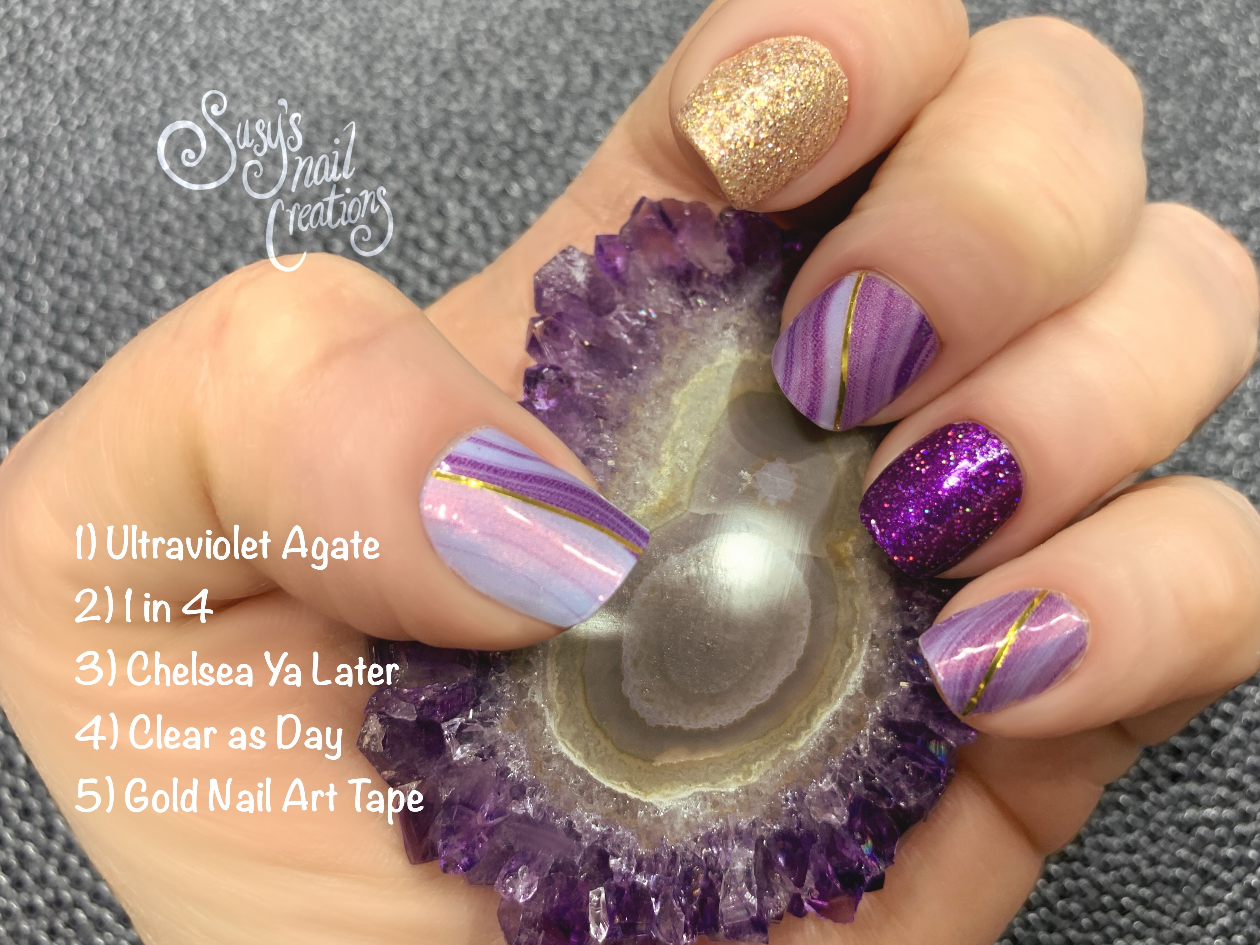 Color Street Ultraviolet Agate in 2021 | Color street nails, Color