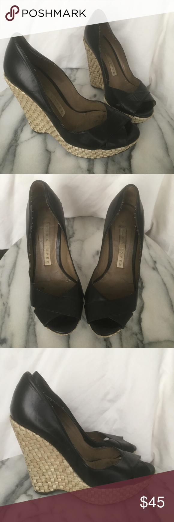 pura lopez wedges